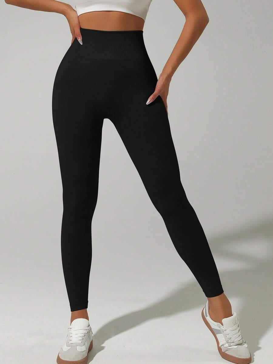 CZARNE LEGGINSY WYSOKI STAN