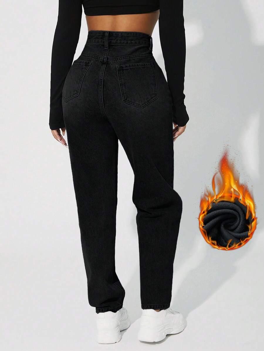 czarne spodnie jeans