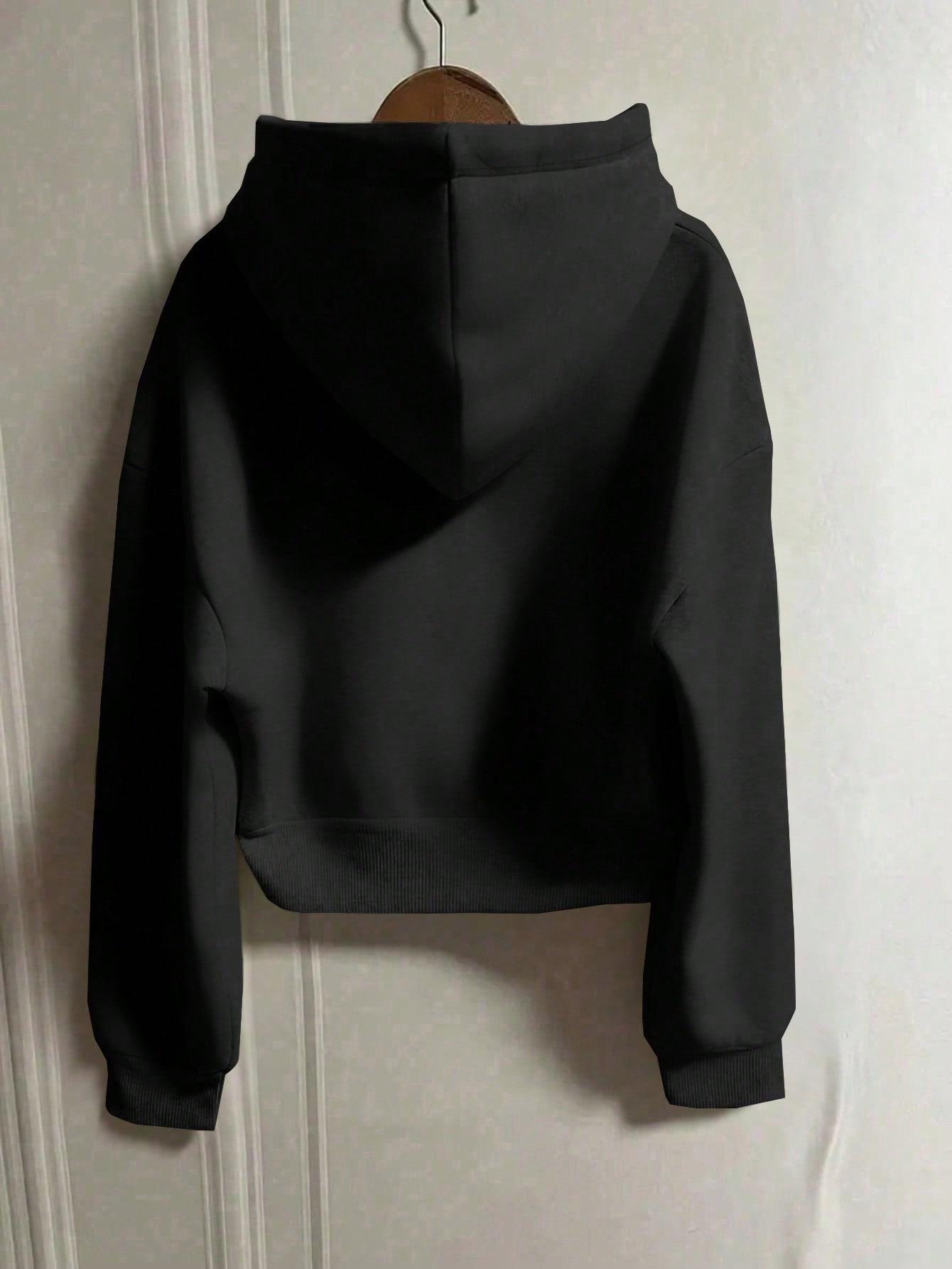 CZARNA BLUZA ZAMEK