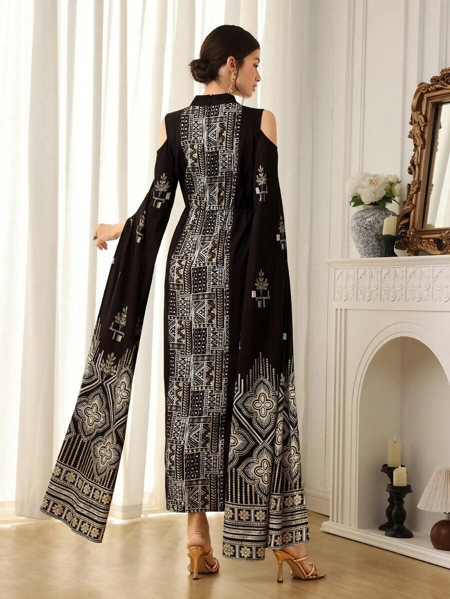Maxi sukienka print
