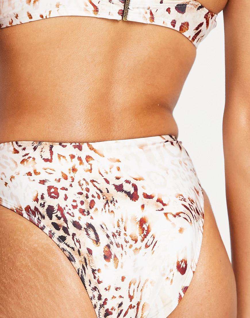 dół od bikini animal print