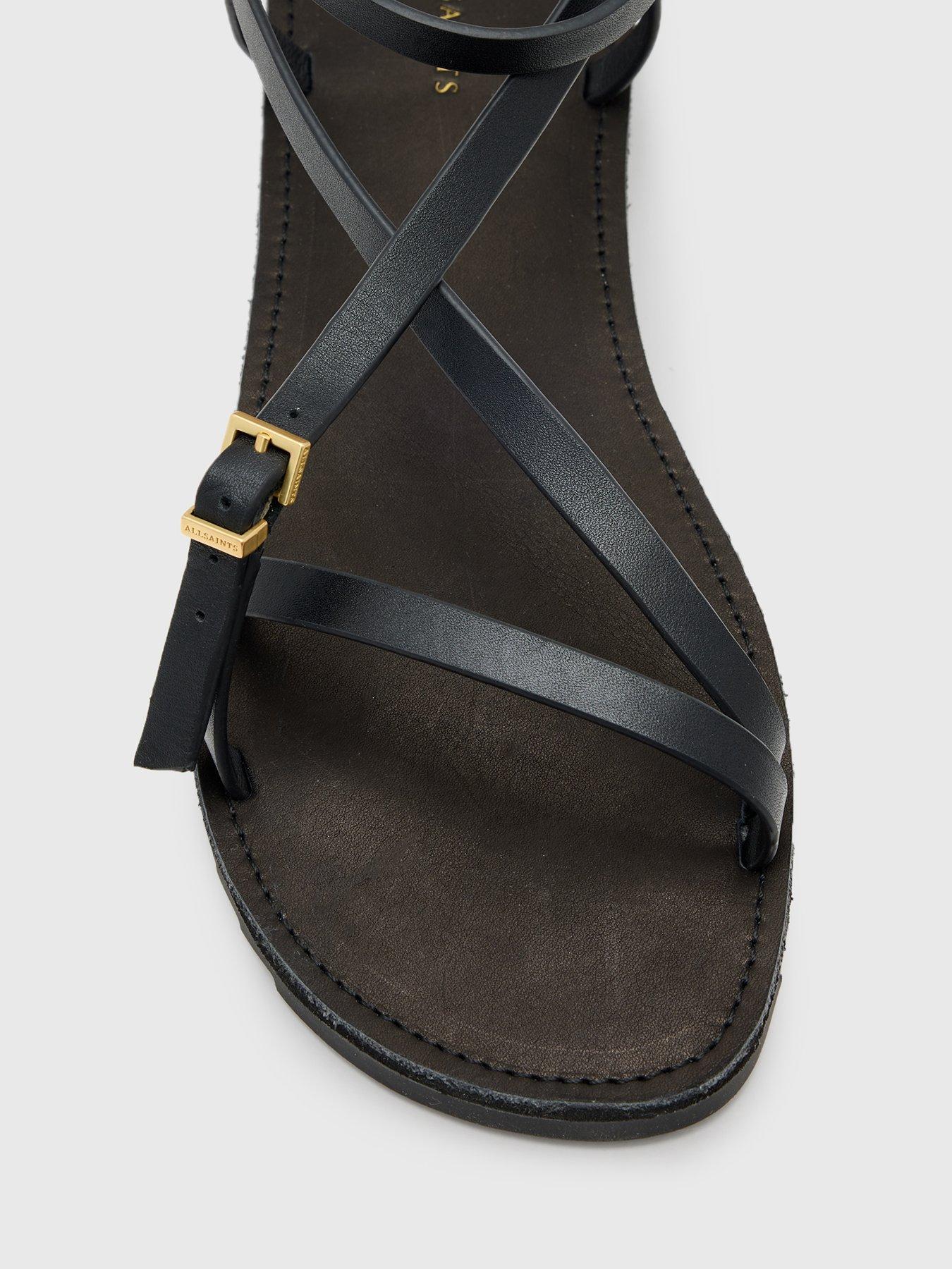 ALLSAINTS SANDAŁY PŁASKIE TYLA W097FC-00005-480