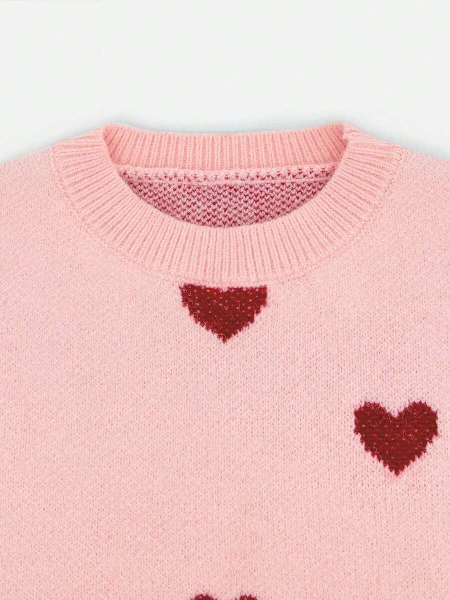 RÓŻOWY SWETER WZÓR
