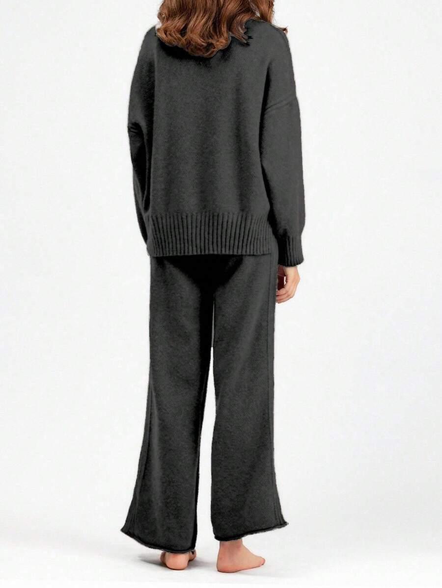SWETER SPODNIE KOMPLET