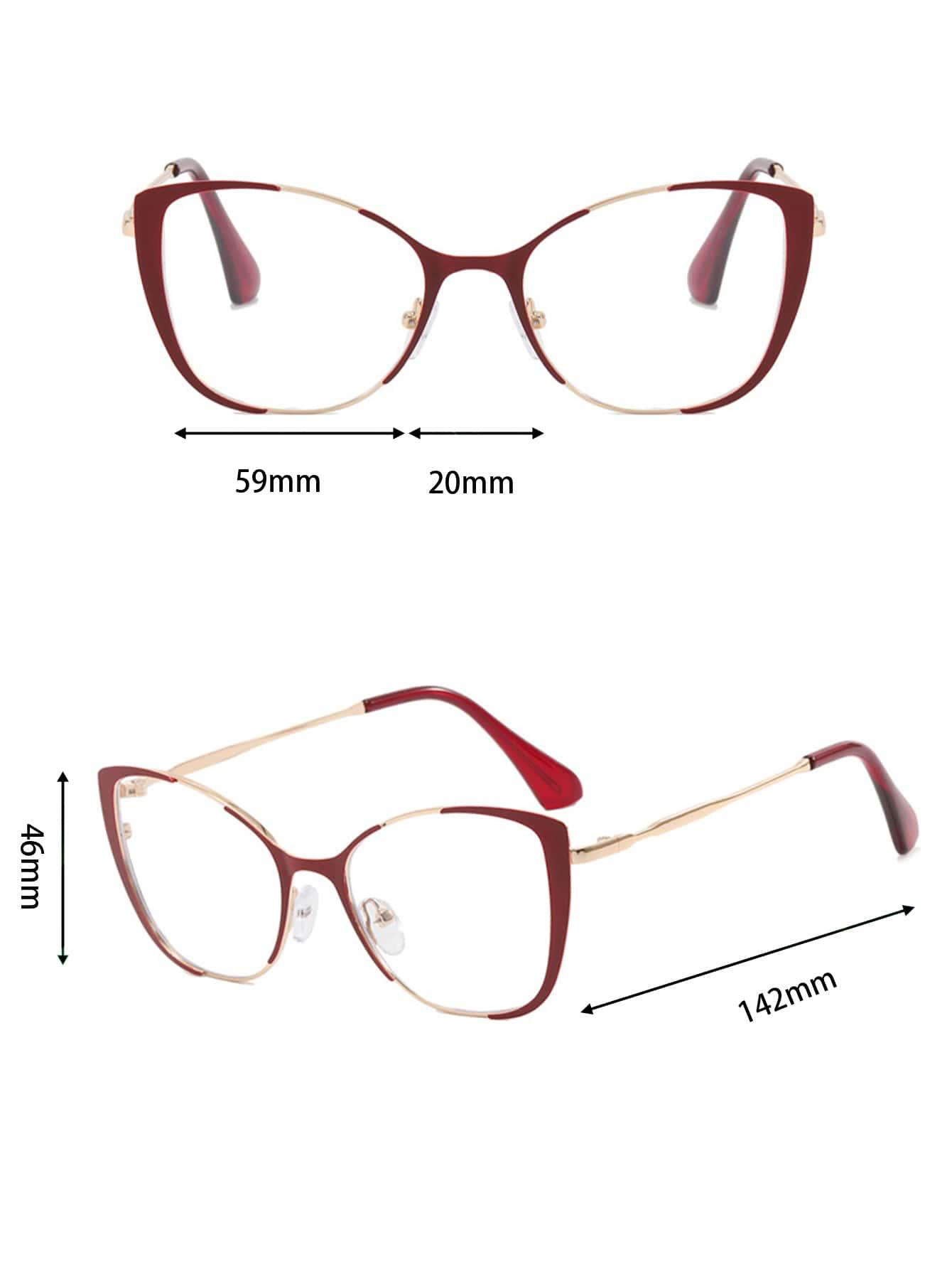 czerwone okulary zerówki