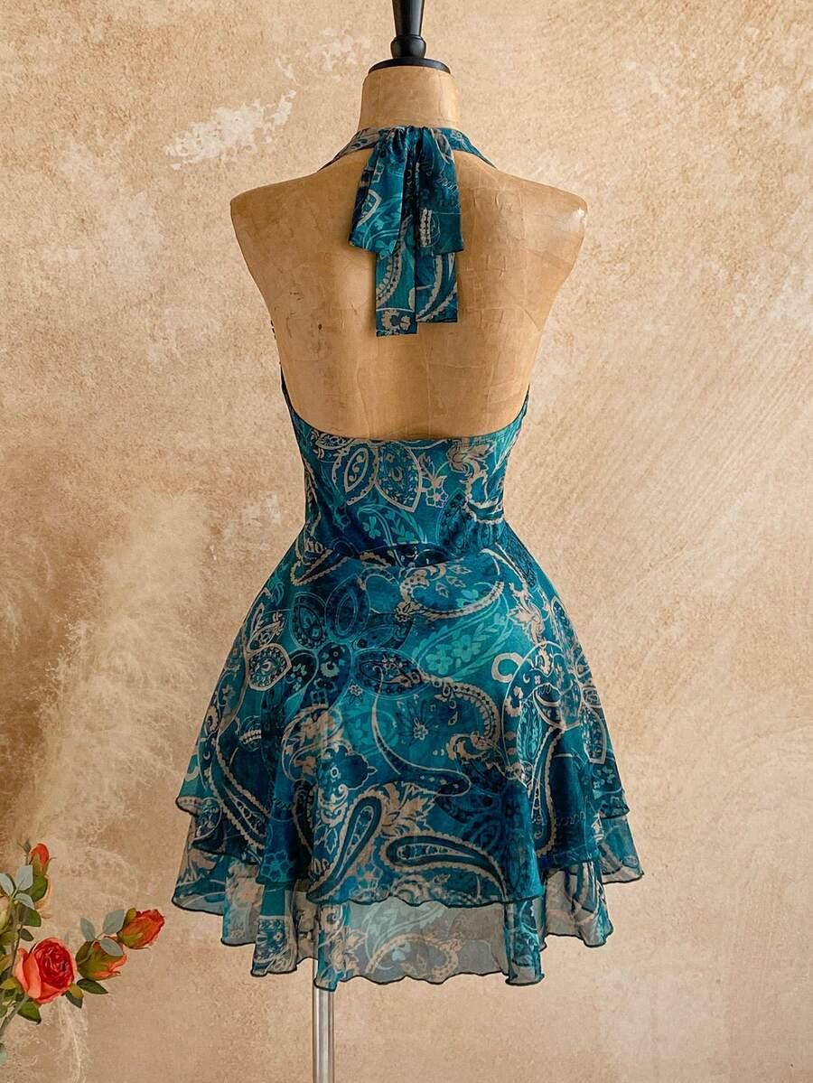 mini sukienka print