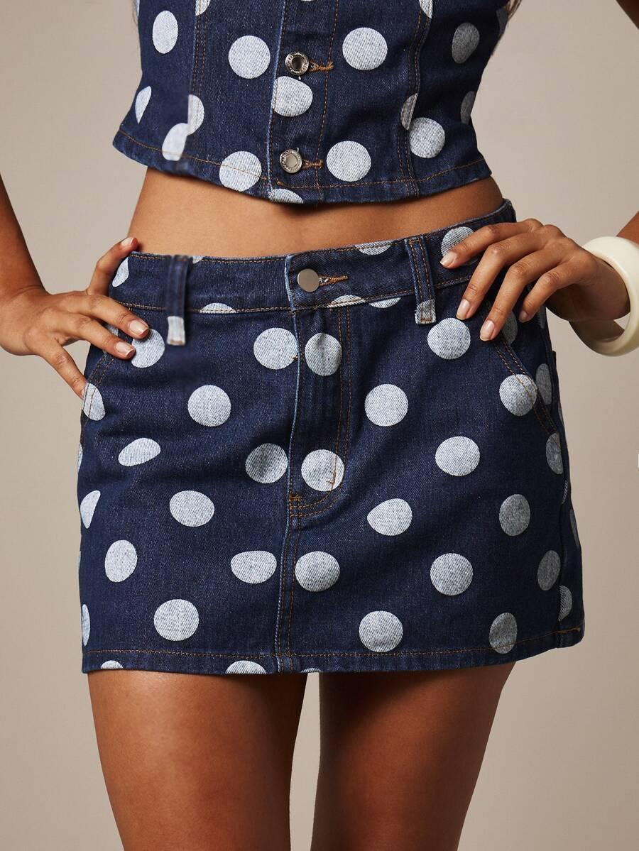 MINI SPÓDNICA JEANS
