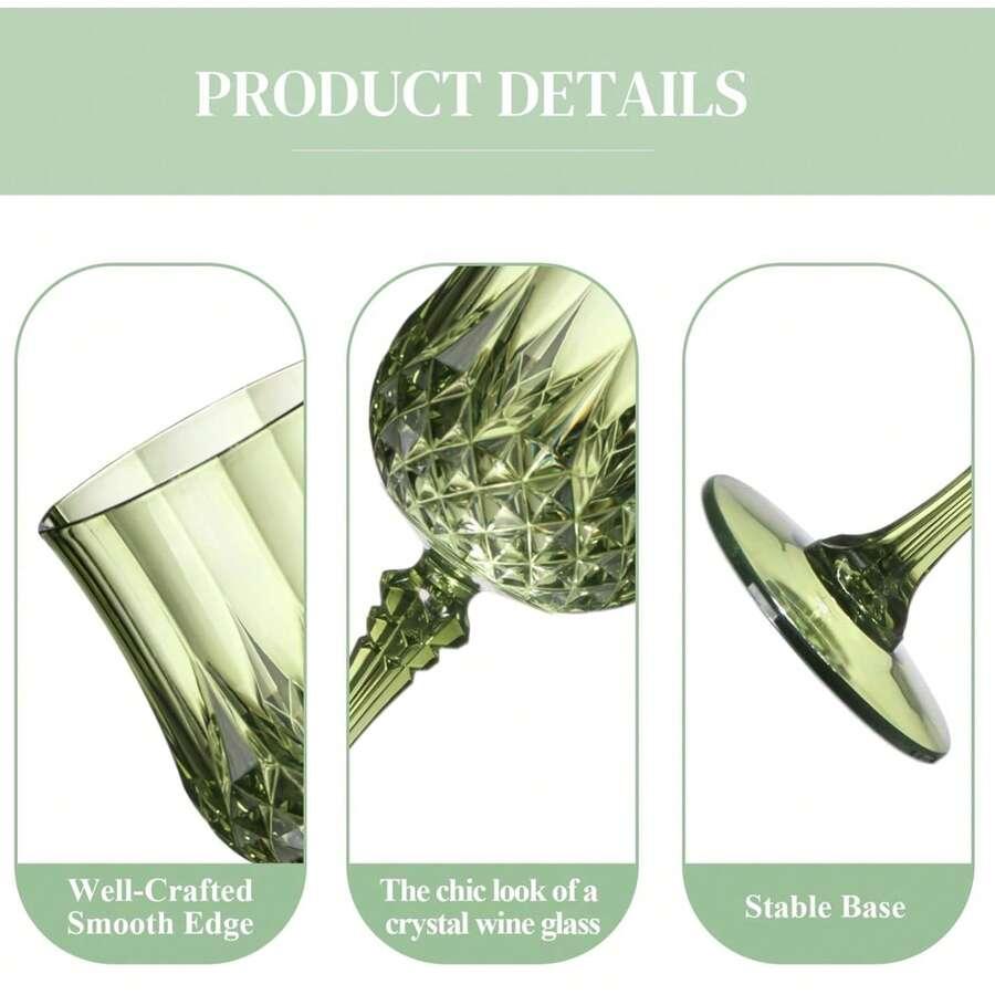 zielony plastikowy kieliszek  2-pack