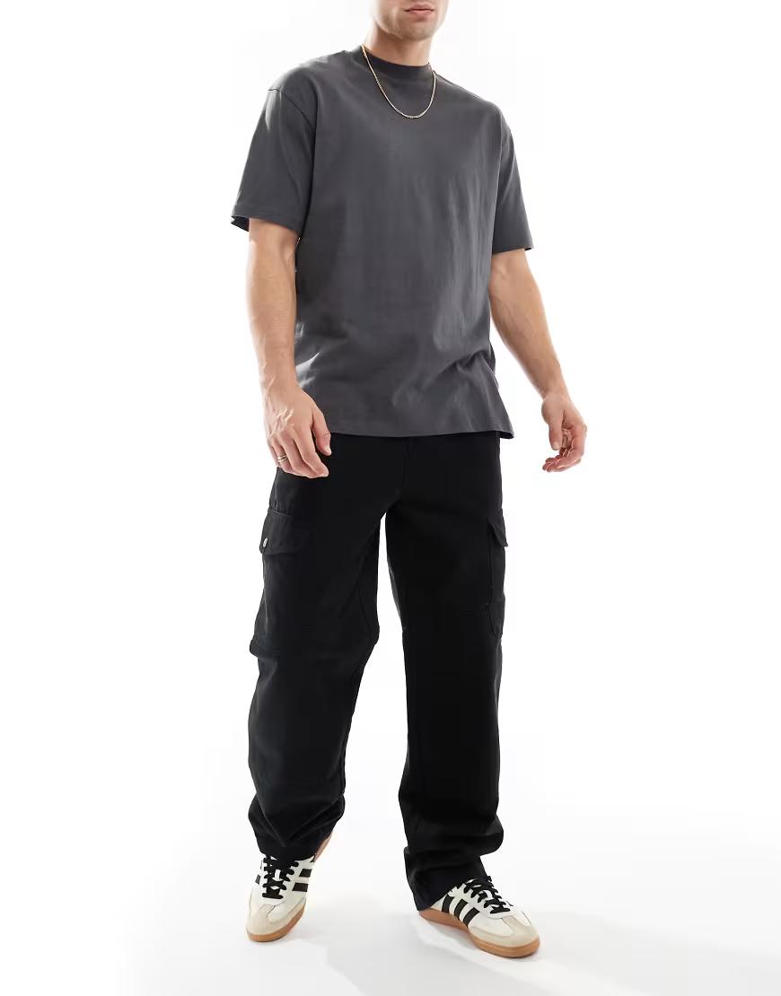 CZARNE SPODNIE JEANS