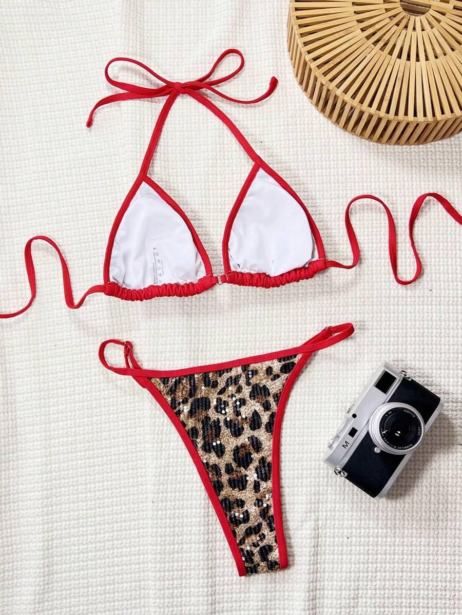 dół od bikini animal print