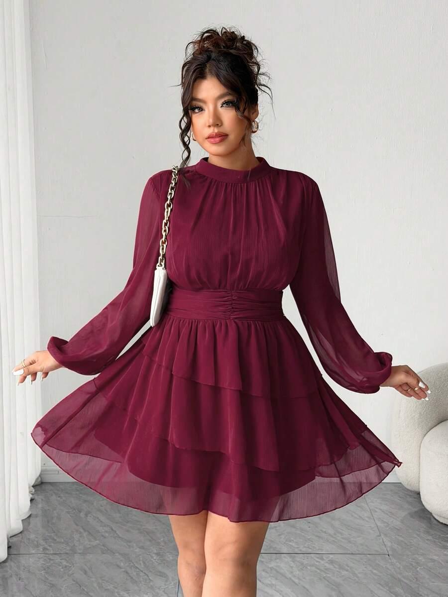 czerwona mini sukienka