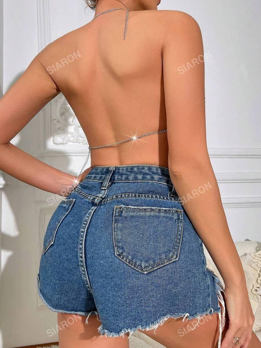 top odkryte plecy cekiny