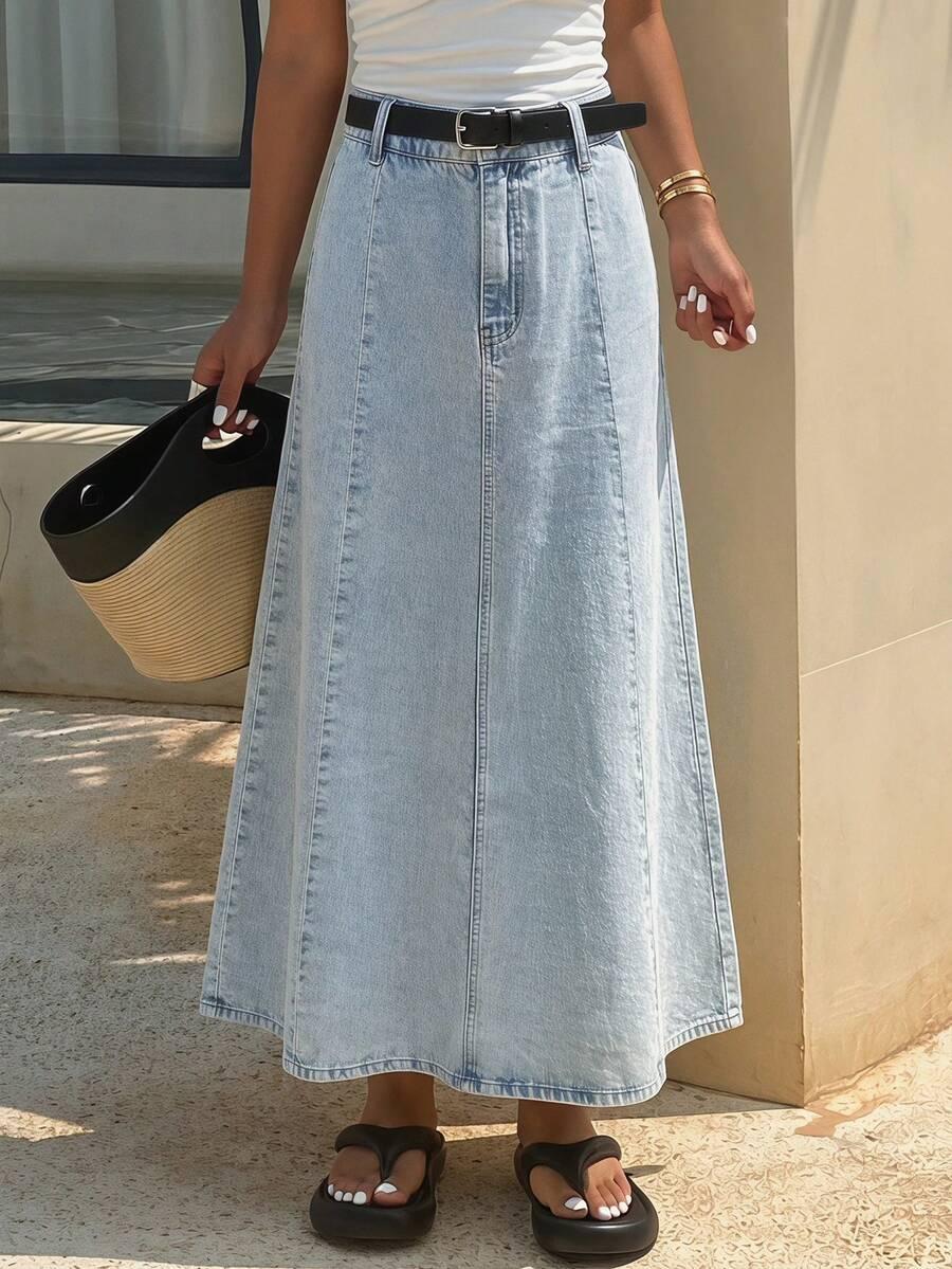 maxi spódnica jeans