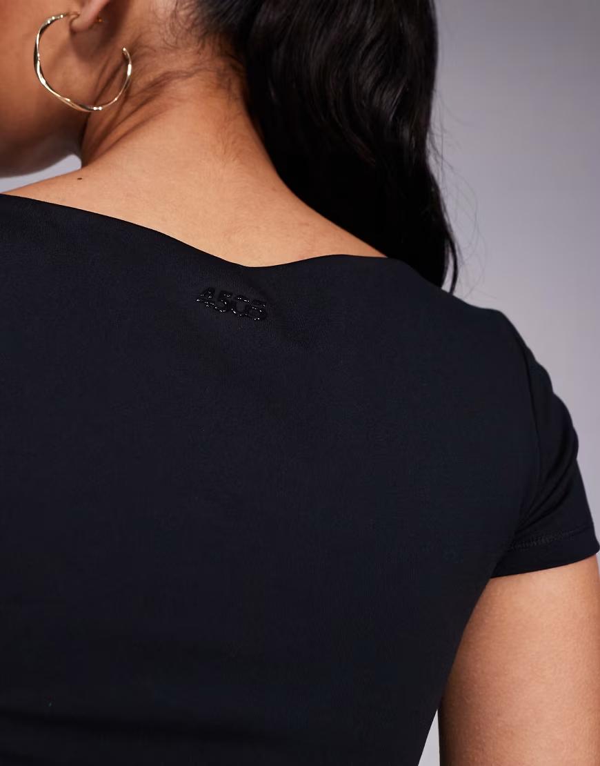 CZARNY SPORTOWY TOP
