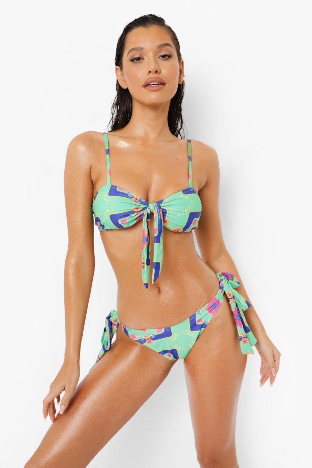 dół od bikini wzór 
