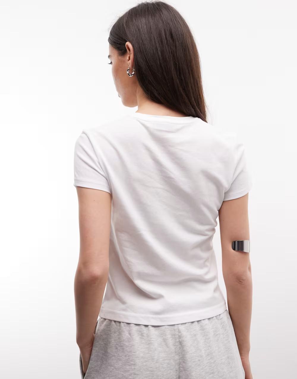 BIAŁY T-SHIRT BASIC