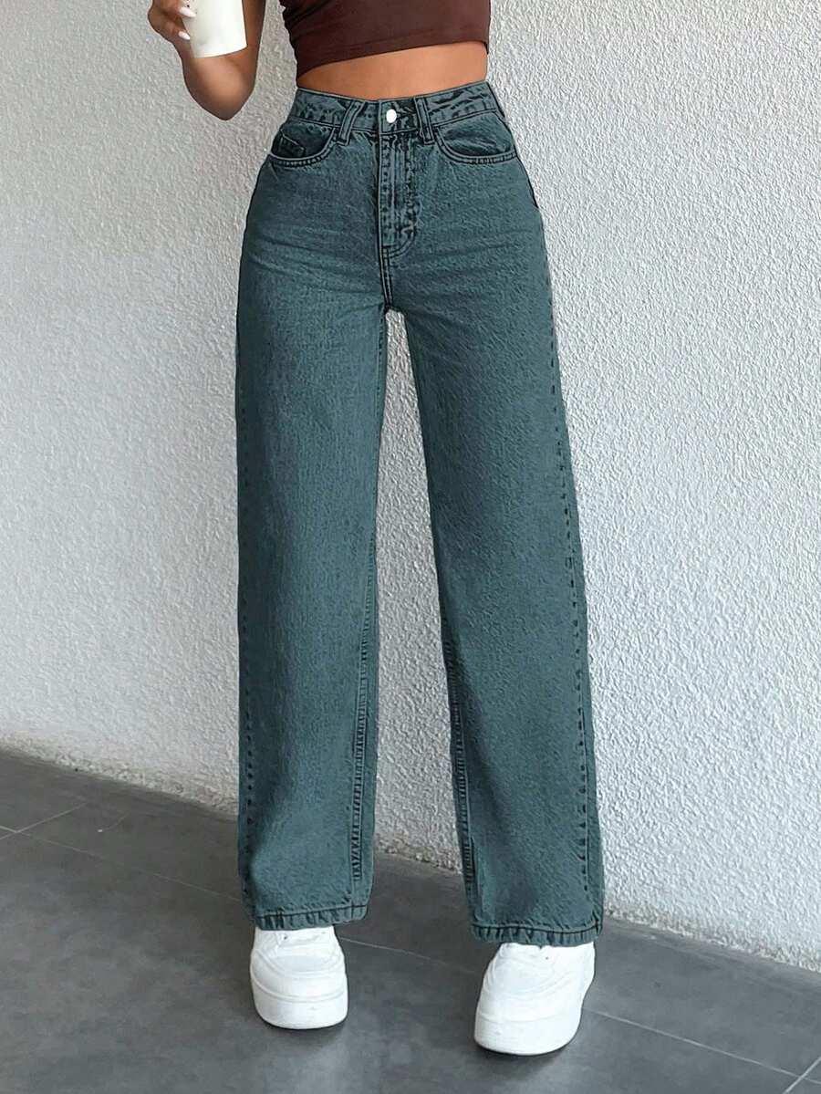 spodnie jeans prosta nogawka