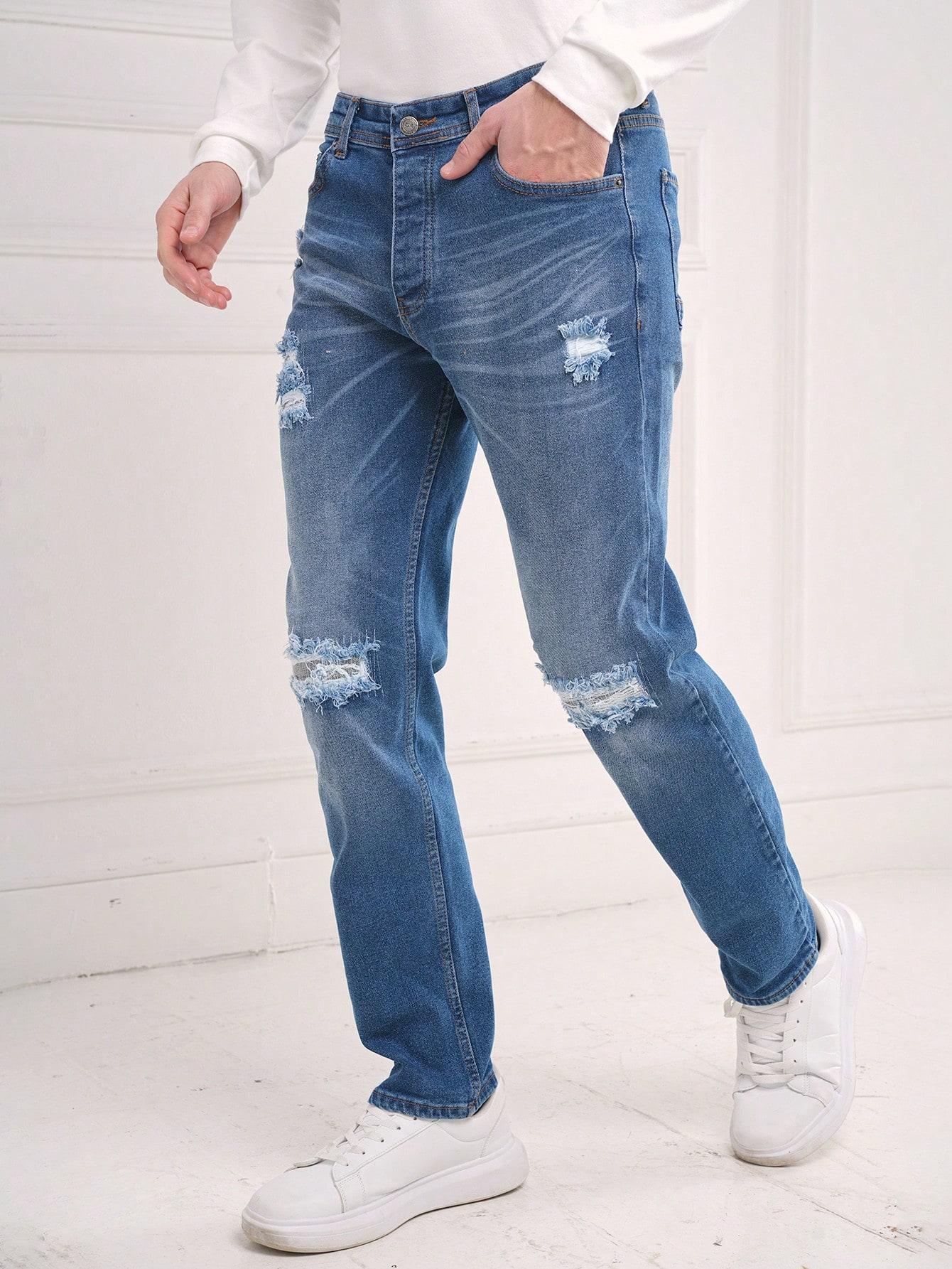JEANSY MĘSKIE BOOTCUT BAWEŁNIANE 