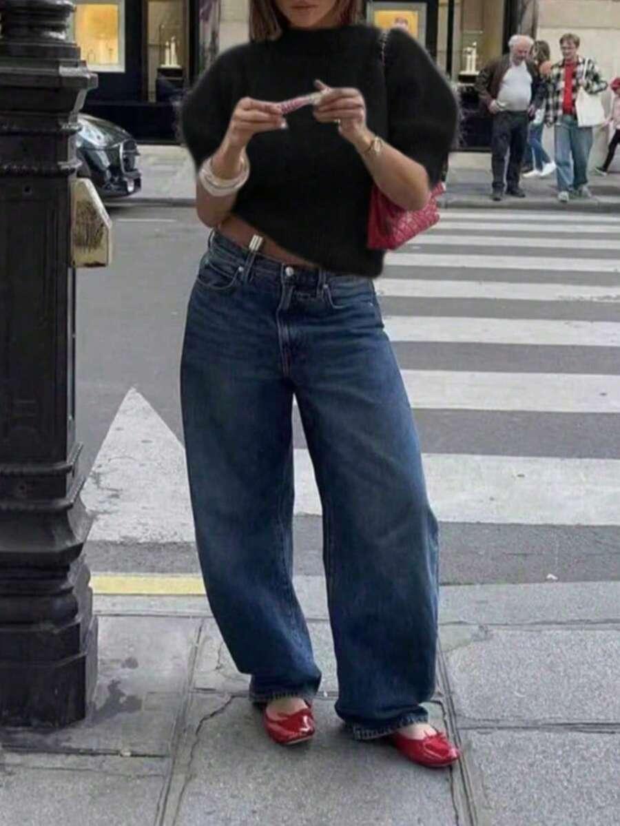SWETER KRÓTKI RĘKAW 
