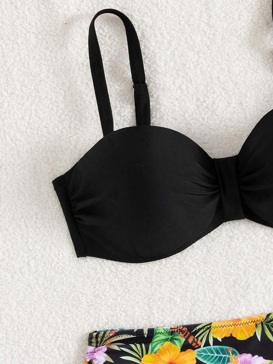 czarna góra od bikini