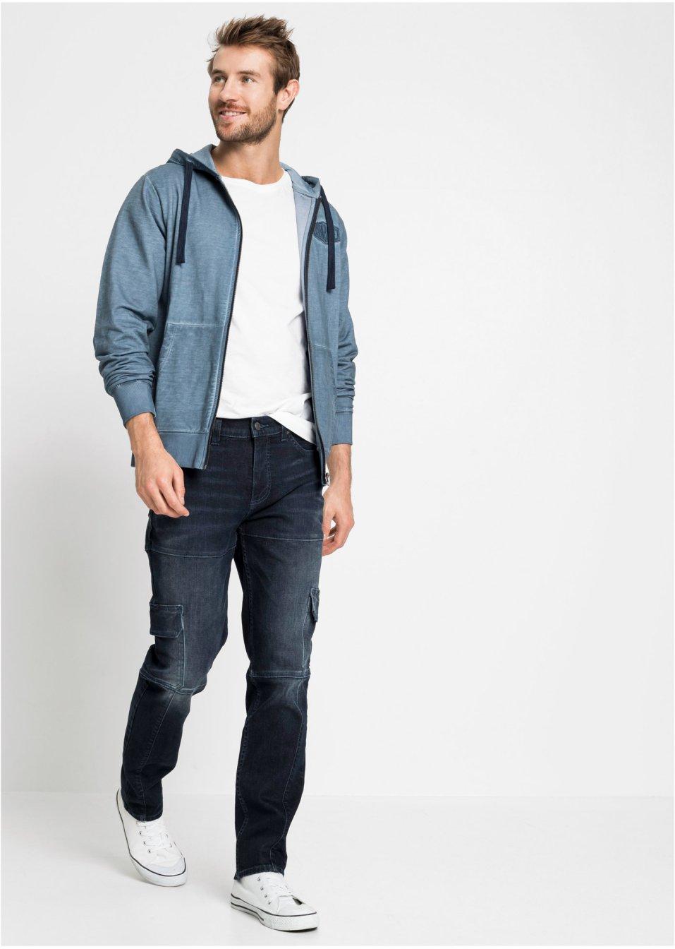 NIEBIESKIE SPODNIE JEANS