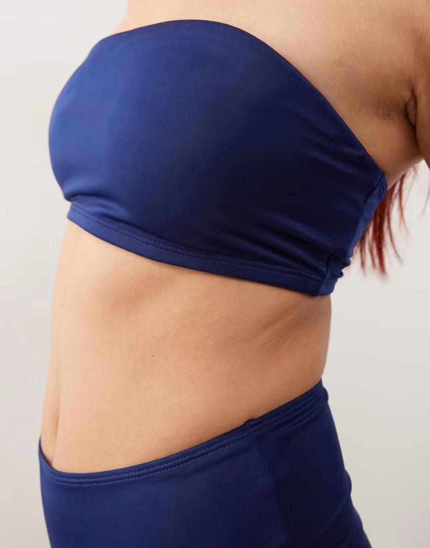 GRANATOWA GÓRA OD BIKINI bandaeu