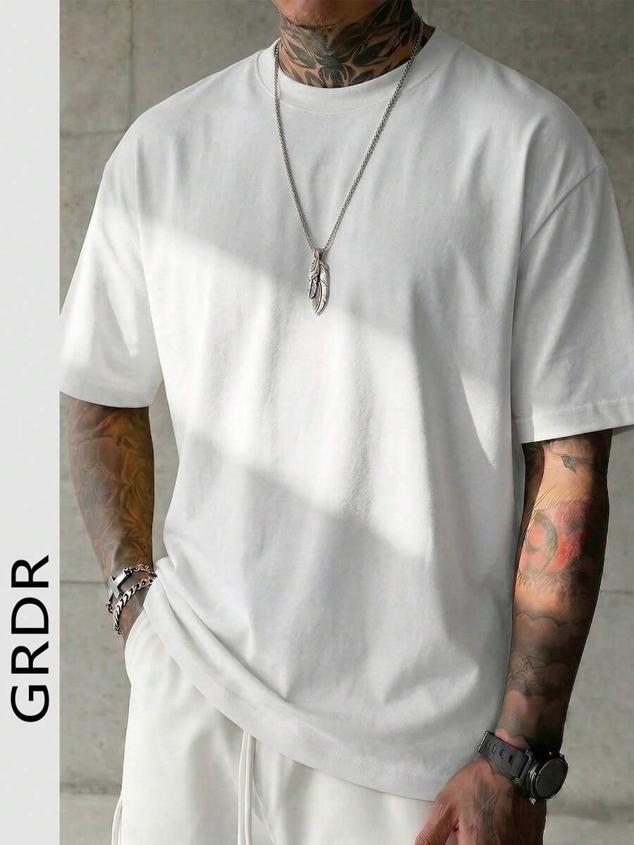 biały t-shirt basic
