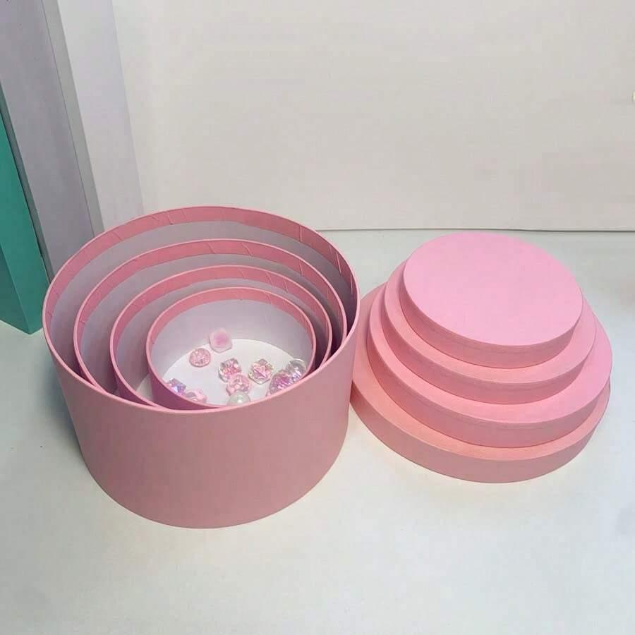 różowe pudełko 3-pack