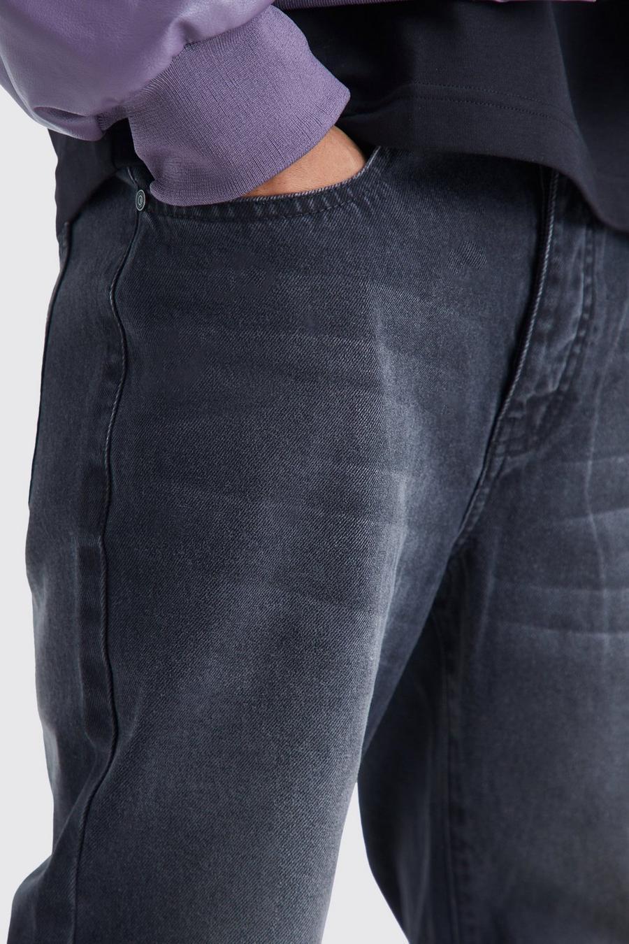 czarne jeansowe spodnie dzowny