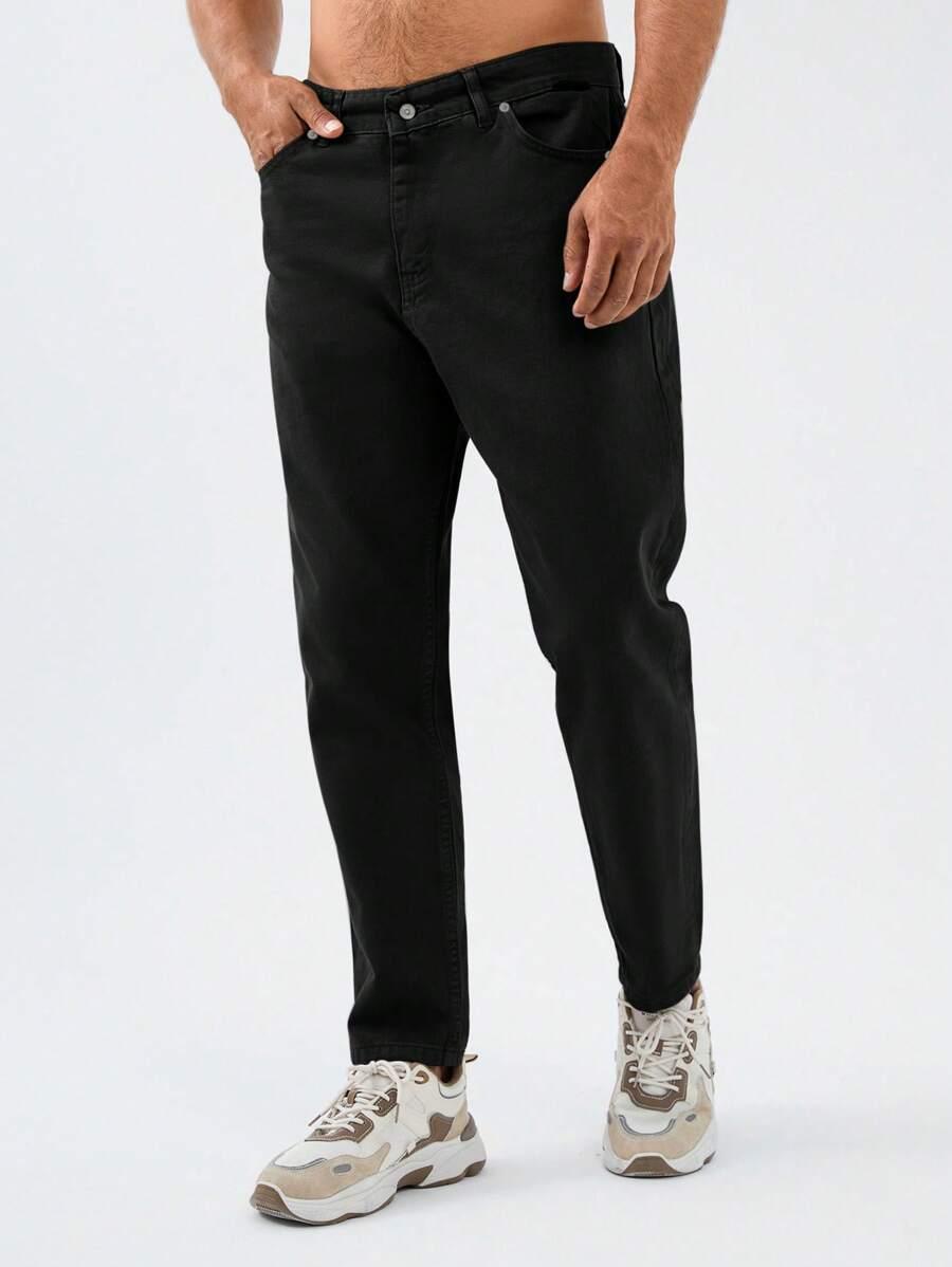 czarne spodnie jeans