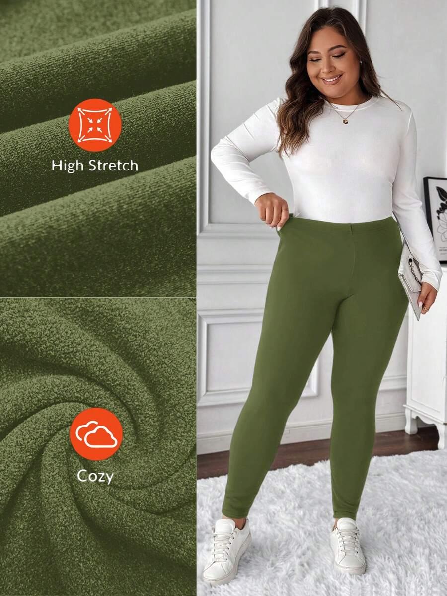 ZIELONE LEGGINSY CASUAL