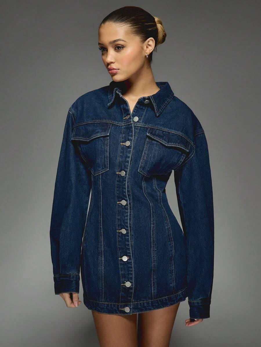 SUKIENKA JEANSOWA MINI