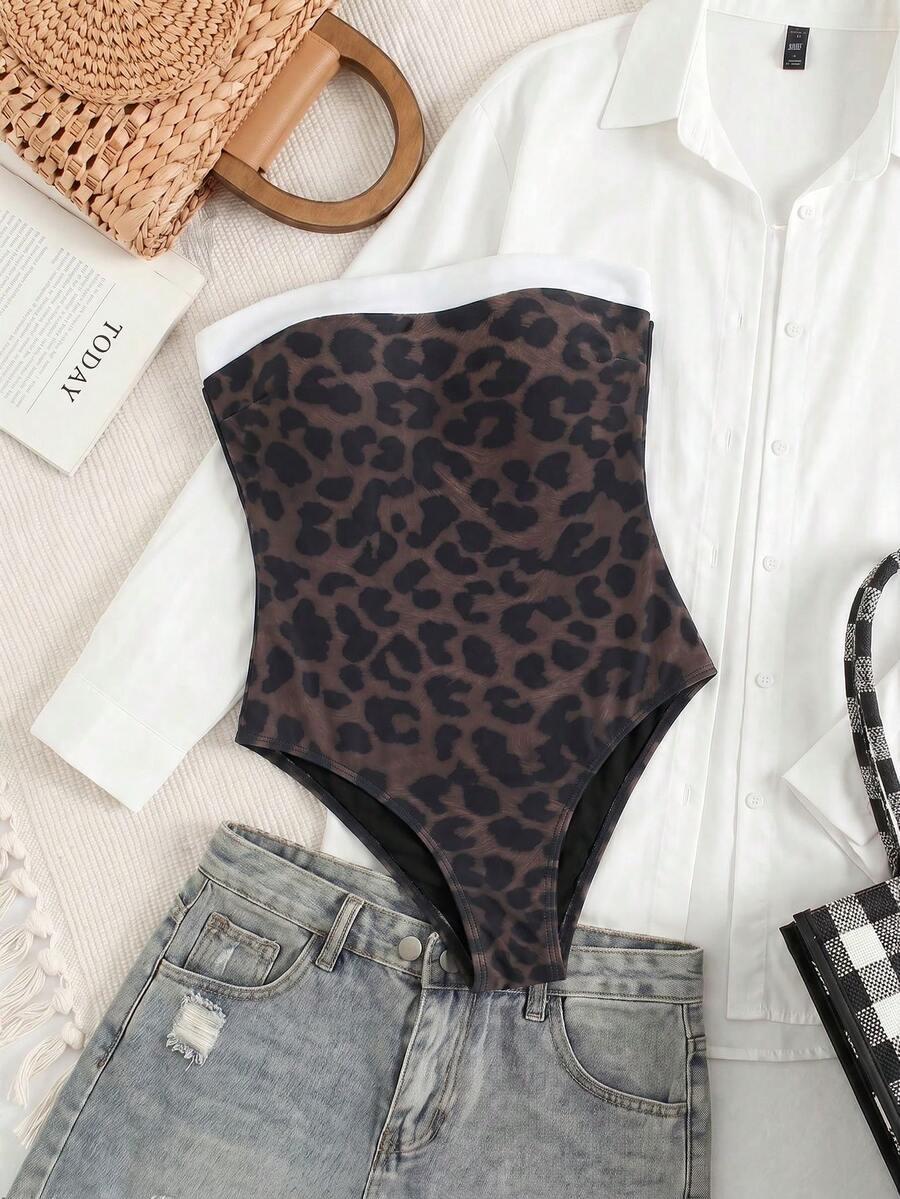 JEDNOCZĘŚCIOWY STRÓJ KĄPIELOWY ANIMAL PRINT