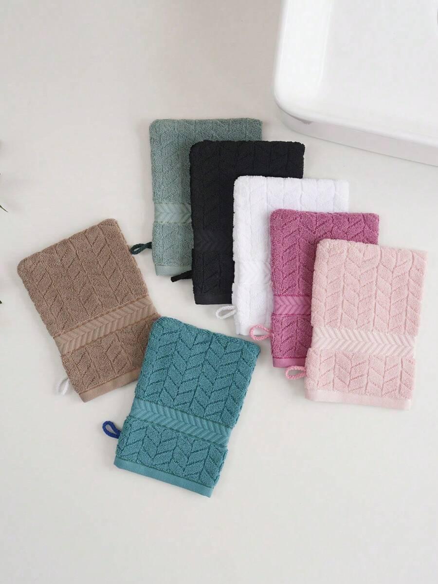 różowe rękawice kąpielowe 3 pack