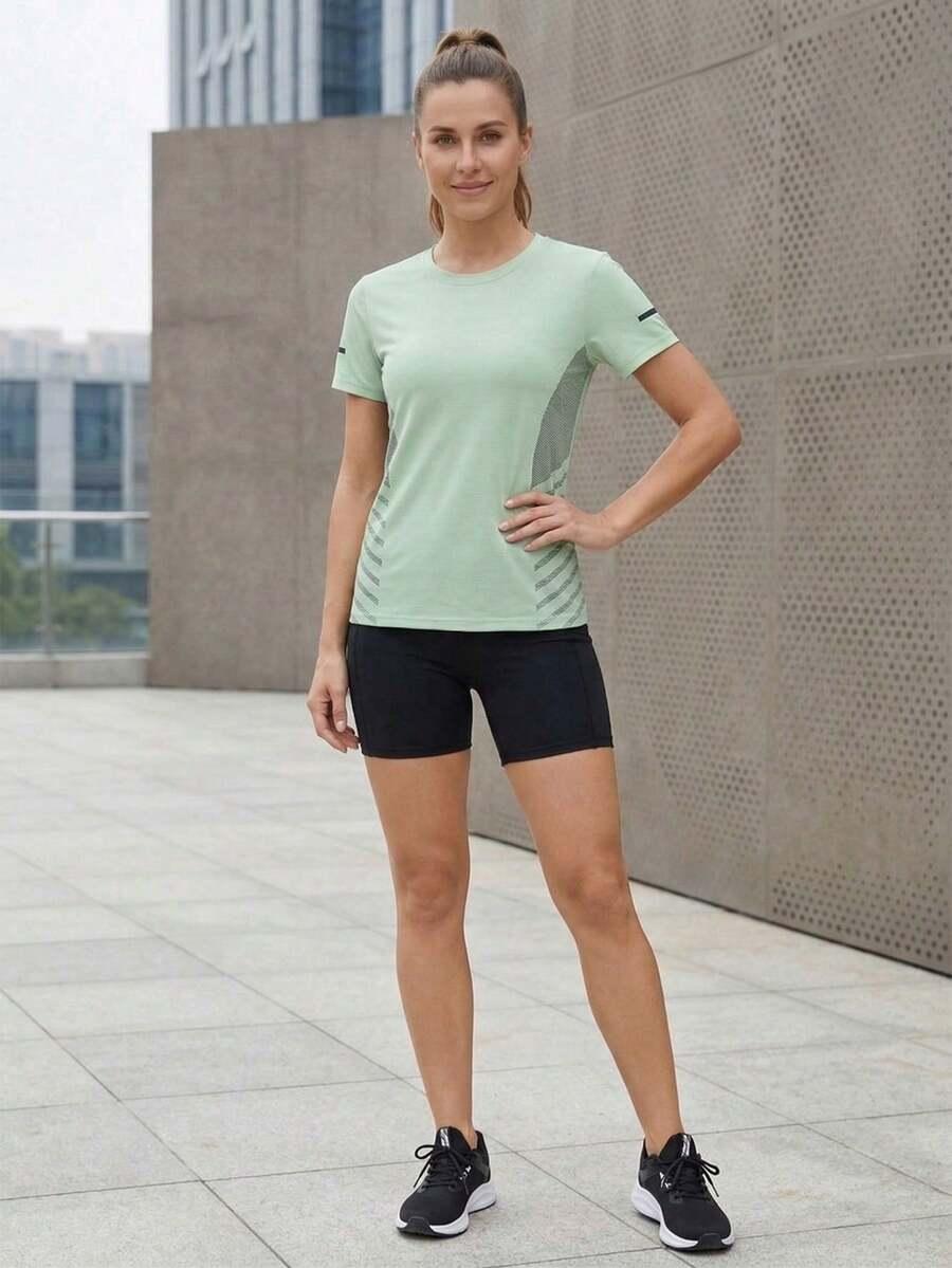 ZIELONY T-SHIRT KRÓTKI RĘKAW