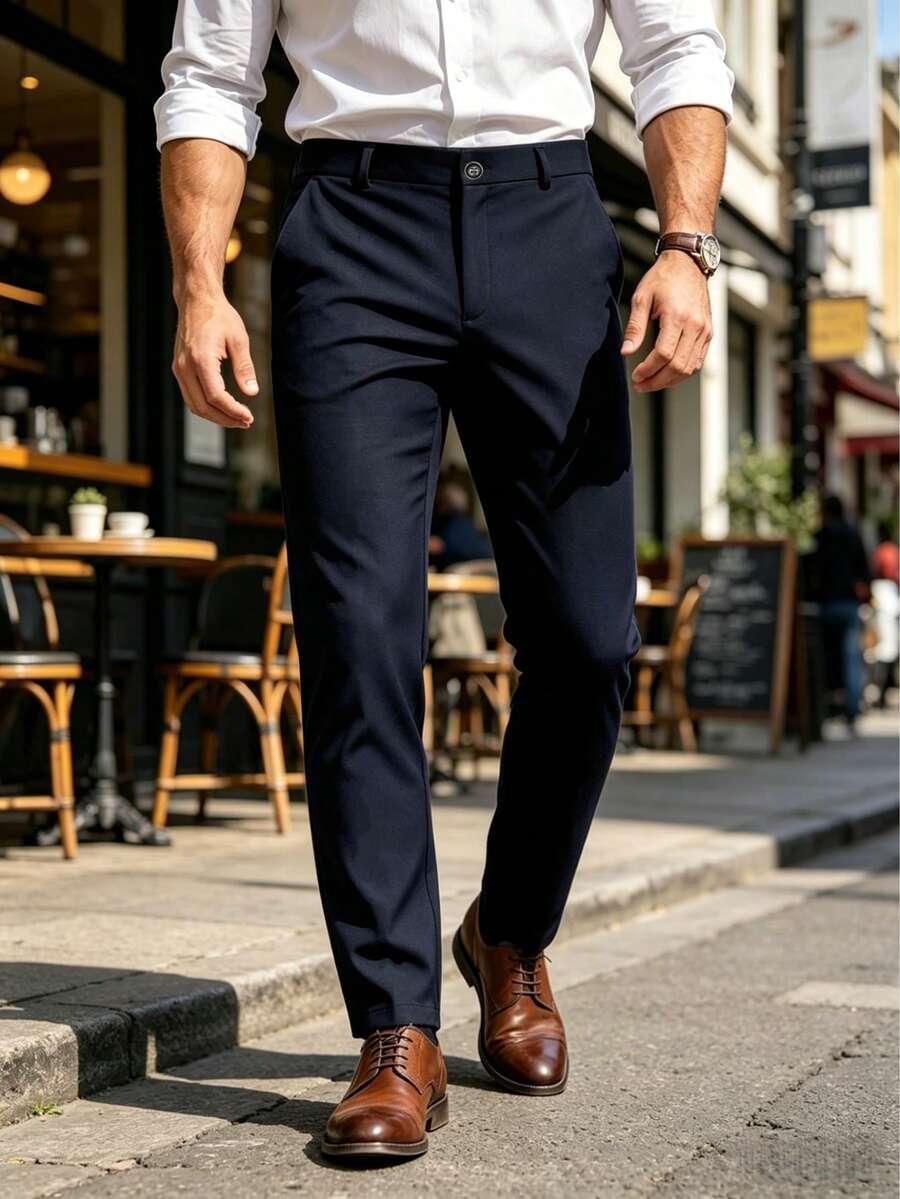ELEGANCKIE SPODNIE MĘSKIE