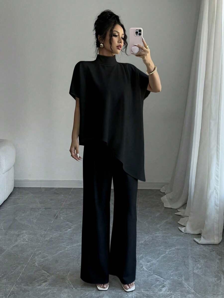 CZARNE SPODNIE CASUAL