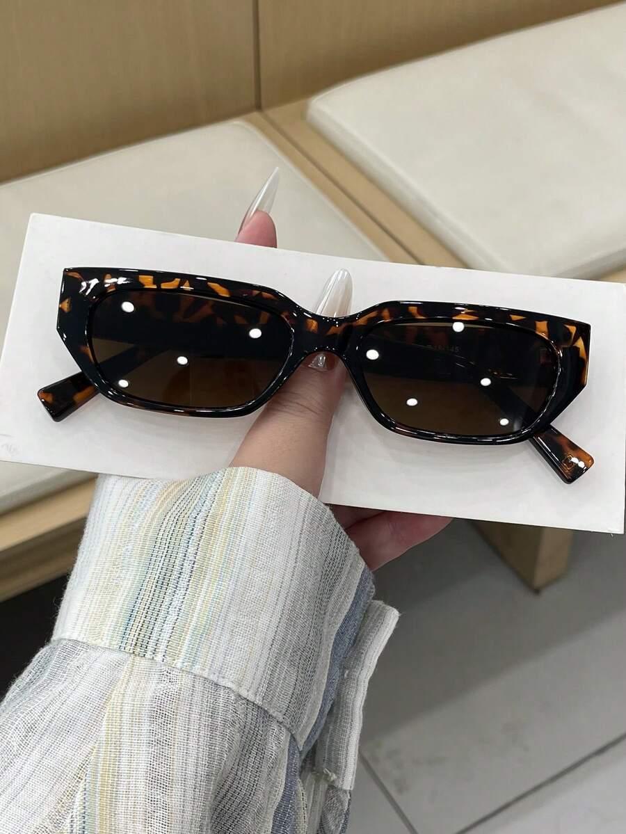 okulary przeciwsłoneczne leopard print