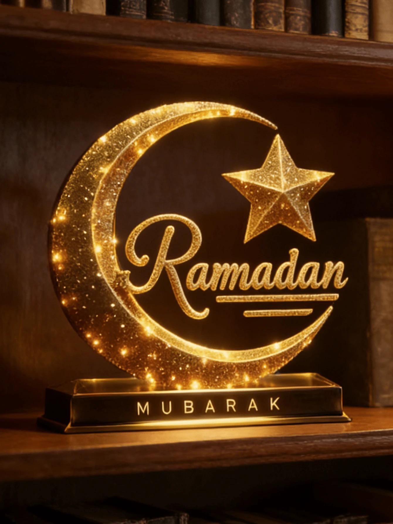 dekoracja ramadan mubarak