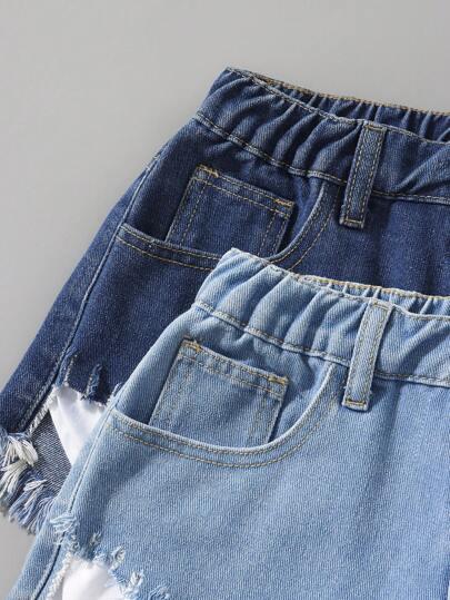 spodenki jeansowe 2 szt