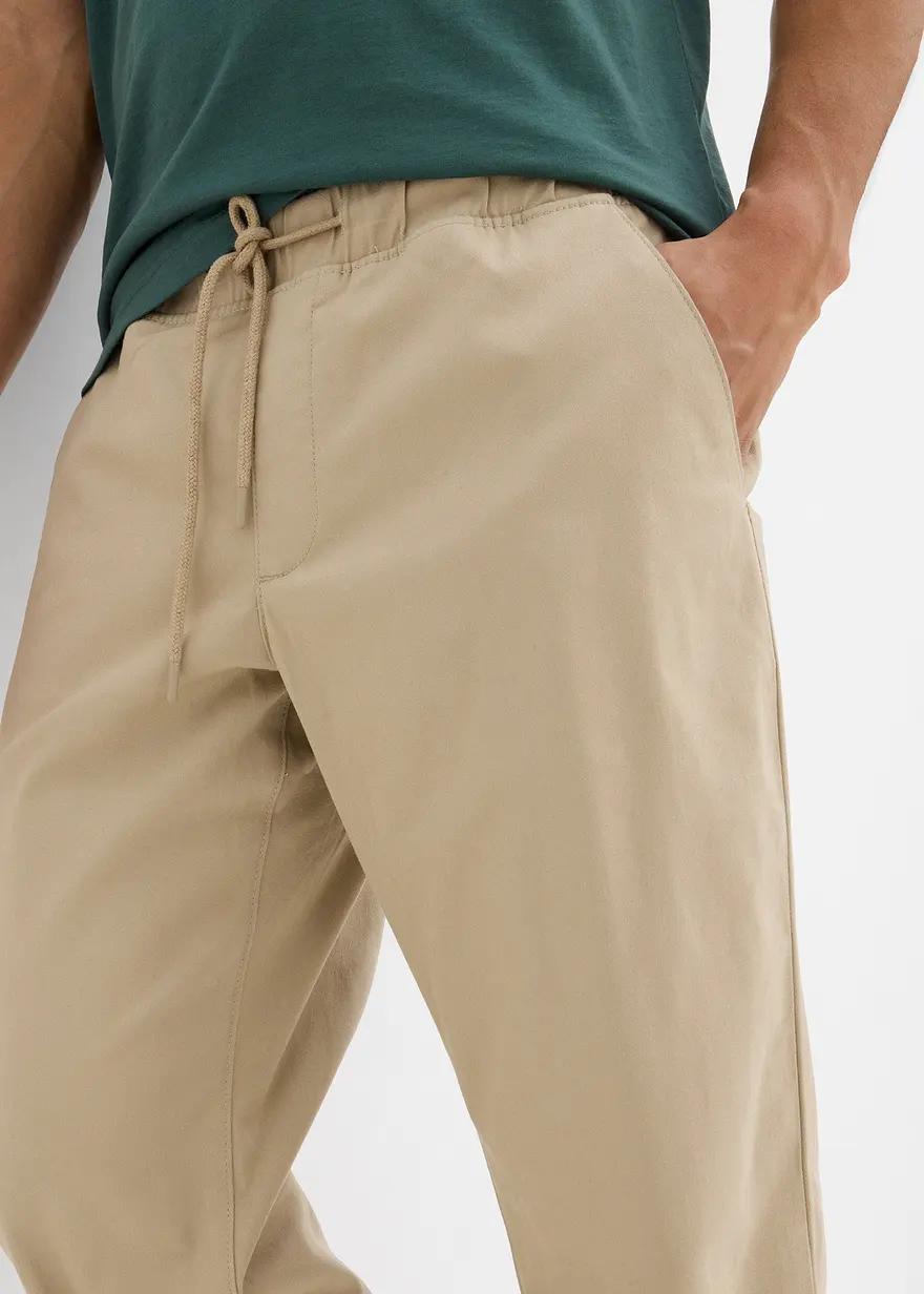 SPODNIE TYPU CHINO ZE STRETCHEM 