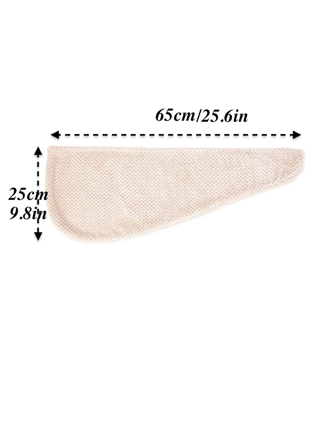 beżowy ręcznik turban