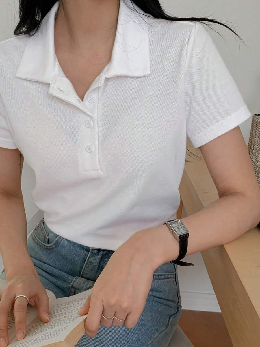 BIAŁA KOSZULKA POLO 