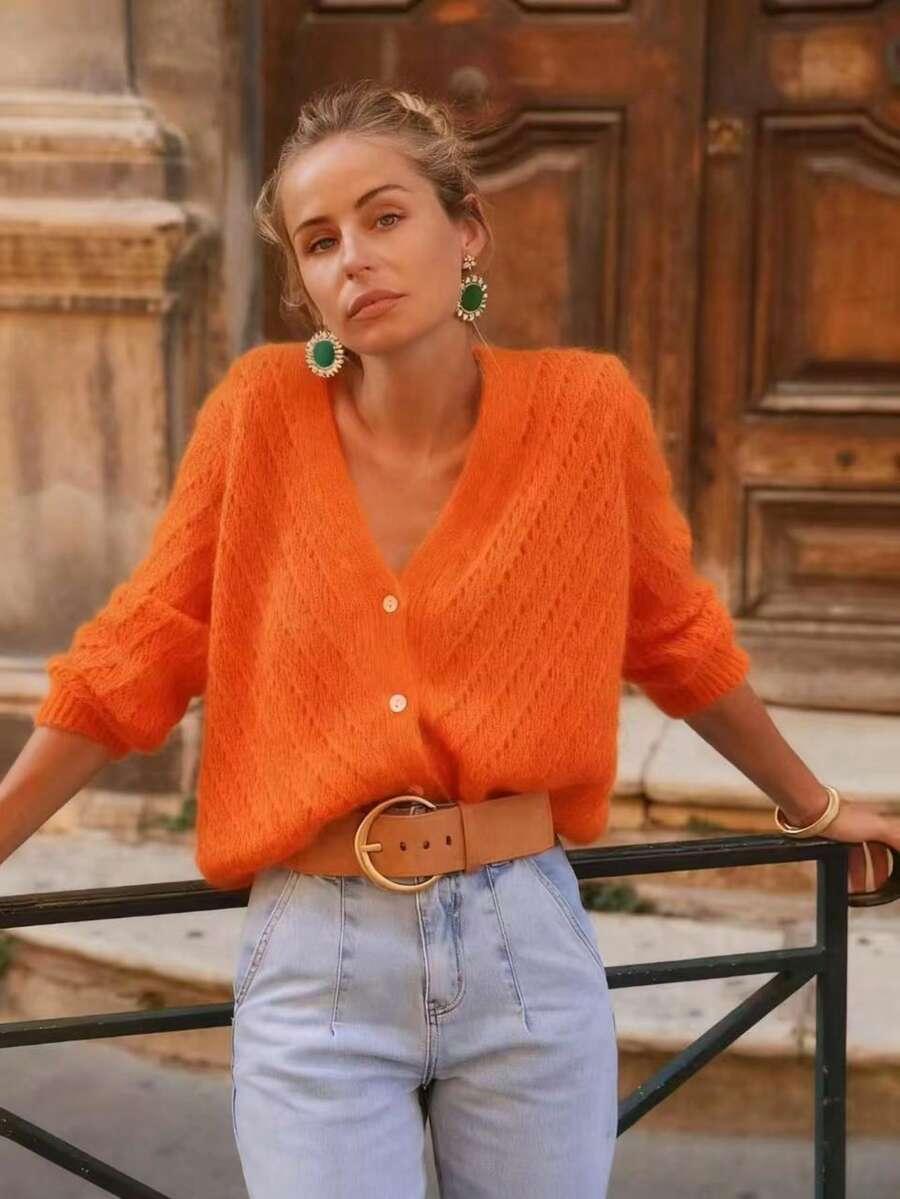 sweter kardigan guziki
