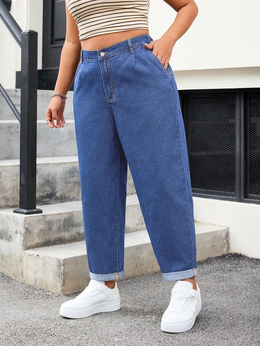 SPODNIE JEANS WYSOKI STAN