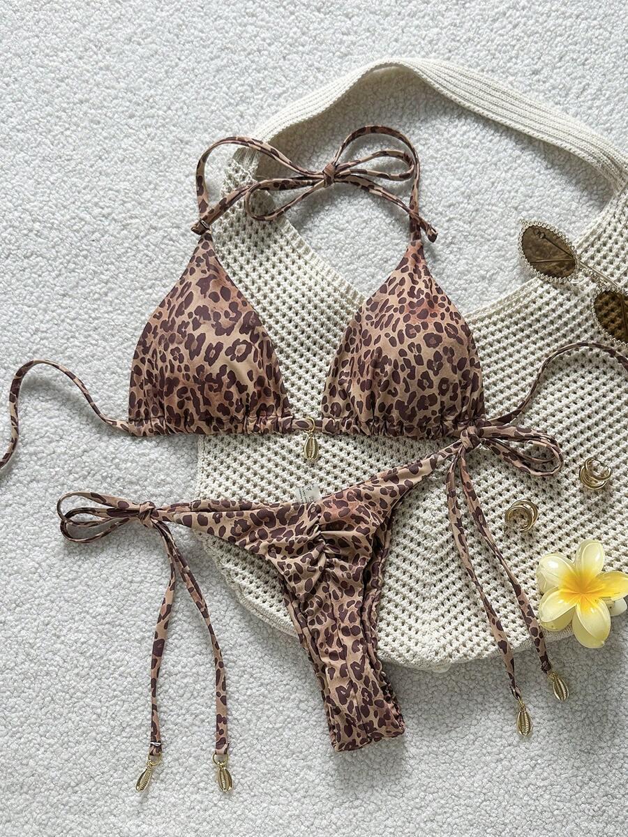 DWUCZĘŚCIOWY STRÓJ KĄPIELOWY ANIMAL PRINT