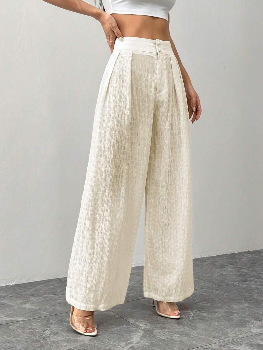 SPODNIE DAMSKIE CASUAL PALAZZO PETITE