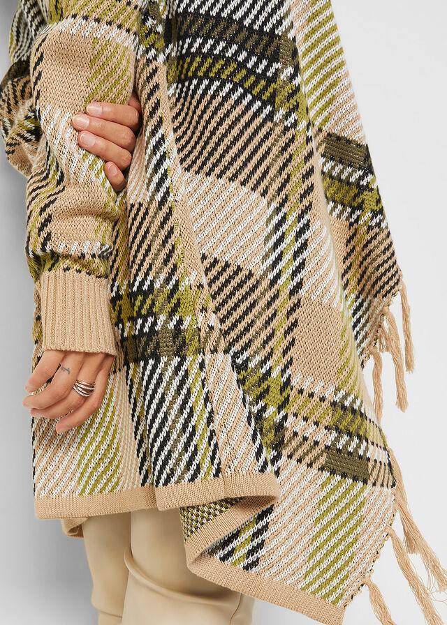 SWETER ROZPINANY Z FRĘDZLAMI
