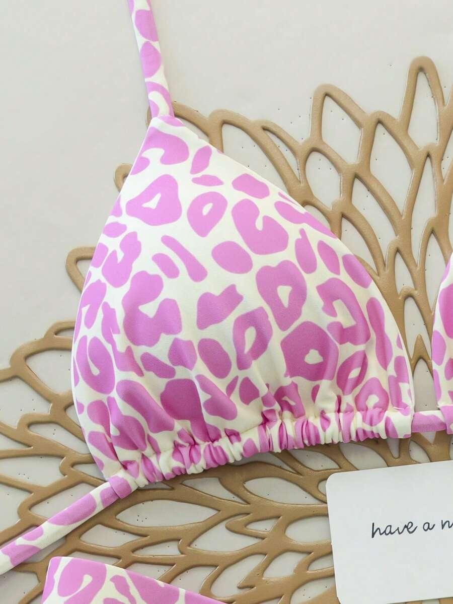 DWUCZĘŚCIOWY STRÓJ KĄPIELOWY ANIMAL PRINT