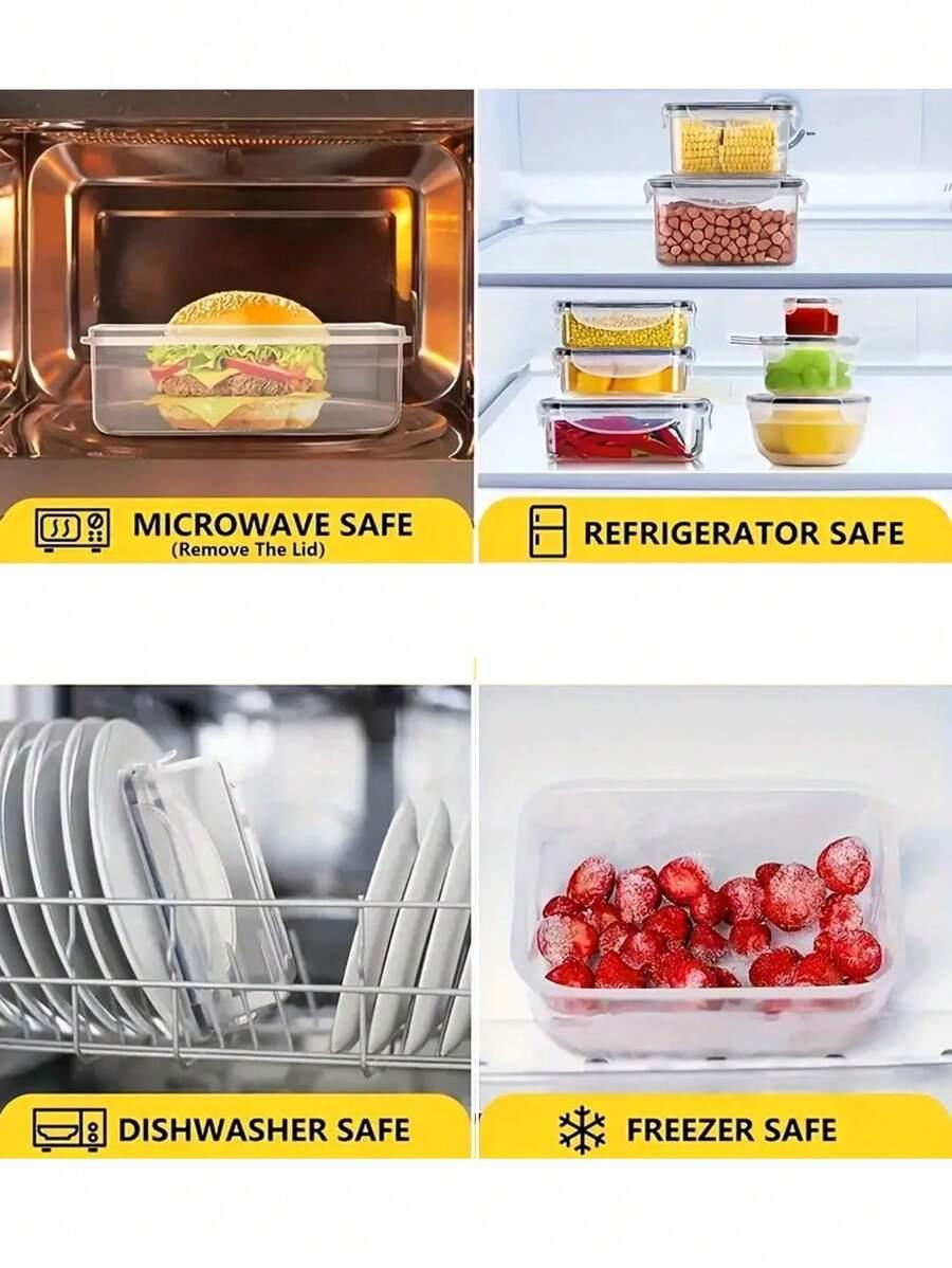 pojemniki na żywność z pokrywką 5-pack 